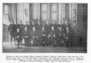 Foto grupal del torneo de Merano 1926.
